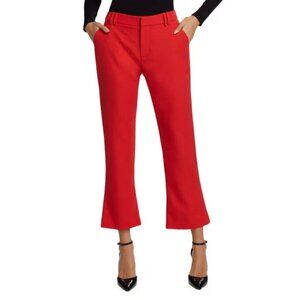 NEW Balmain Size 38 (US 6) GDP Wool Bootcut Trousers - Rouge